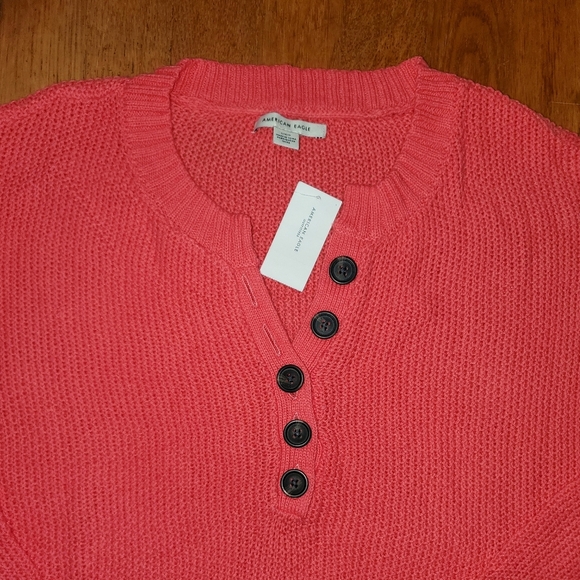 American Eagle Outfitters Coral Sweater NWT - Picture 3 of 11